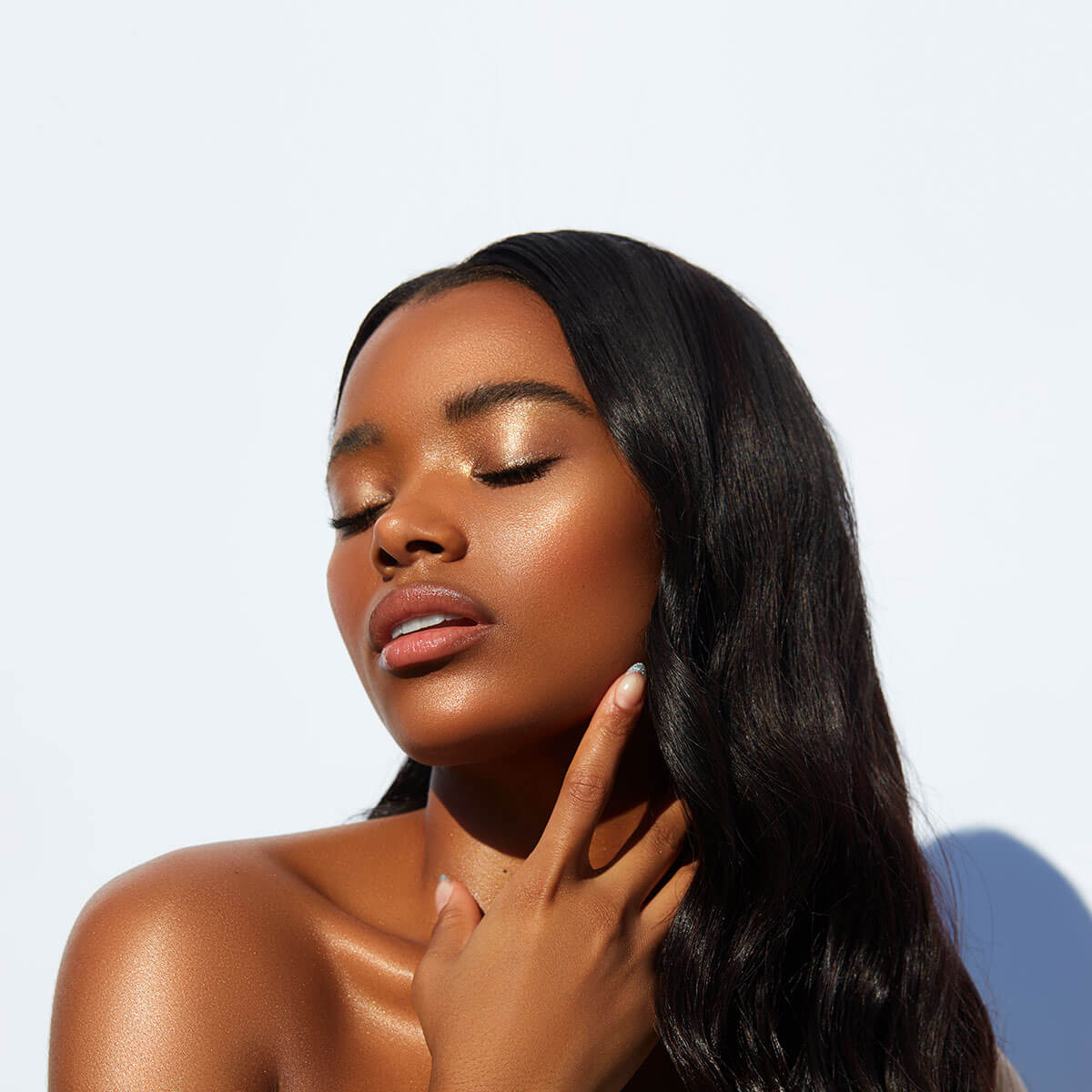 Model Skin Gloss Cream Highlighter - Glossed Peach