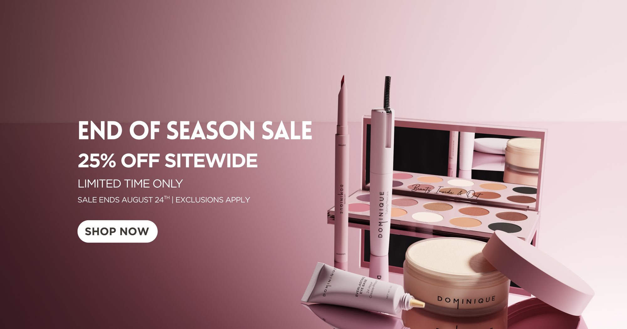 Back to School Sale. 25% off sitewide, limited time only. Only through August 7th to 10th, exclusions apply.