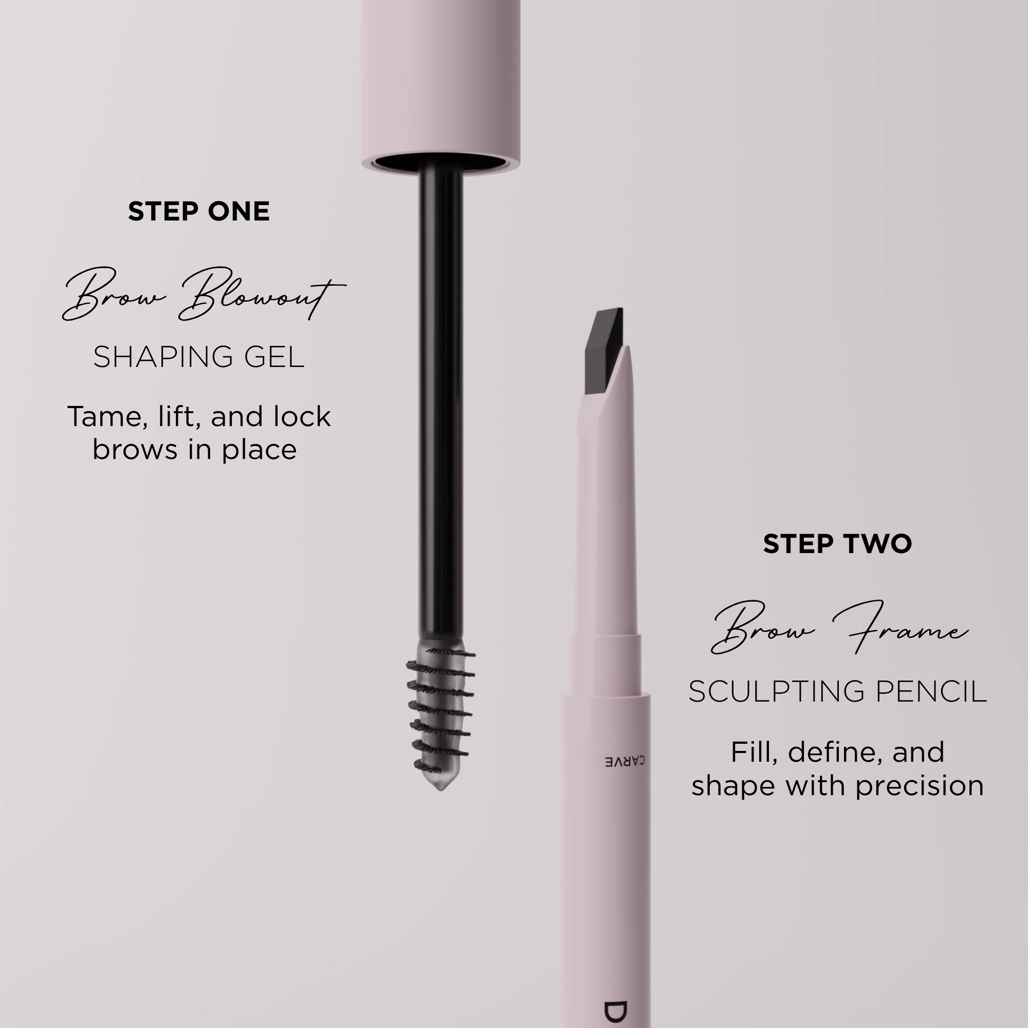 Brow Frame Pencil &amp; Brow Blowout Shaping Gel Bundle